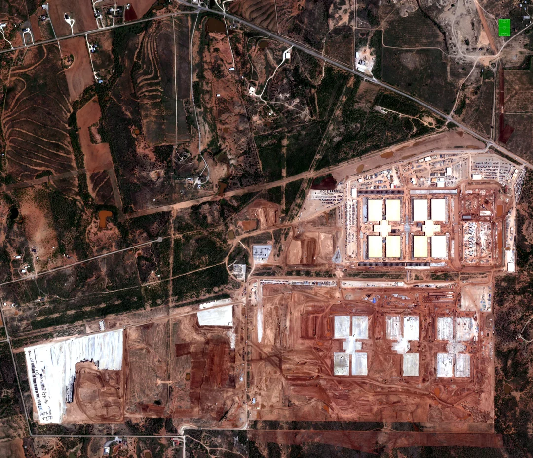 Satellite image of Stargate Abilene, Texas.